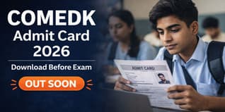 COMEDK UGET 2026 Admit Card Releasing April 29; Exam on May 9